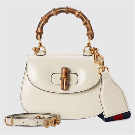 gucci mini top handle bag with bamboo